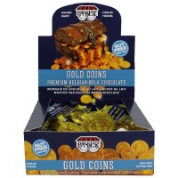 Milk Chocolate Chanukah Coins Wrapped in Gold Foil 24 Pack