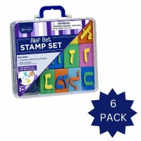 Alef Bet Stamp Set in Carrying Case 6 Pack