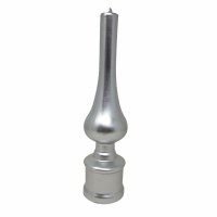 Decorative Wax Havdallah Candle Lantern Design Silver