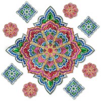 Sukkah Star Sukkah Decoration and Craft Kit Jewel Set