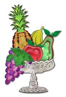 Sukkah Star Sukkah Decoration and Craft Kit Fruit Bowl