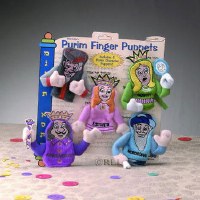 Purim Finger Puppets - Set of 5