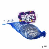 Chanukah Gelt Pareve Dark Chocolate Coins One Bag