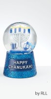Mini Water Globe Assorted Chanukah Designs
