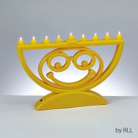 Electric Menorah LED Yellow MENOJI Smile