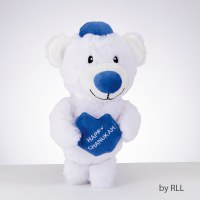 Chewdaica Dog Chanukah Bear Plush Squeaky Toy