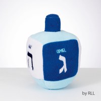 Chewdaica Dog Dreidel Squeaky Plush Toy