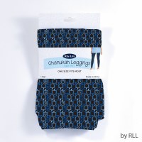 Chanukah Leggings Dreidel Design Adult Size