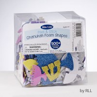 Peel and Stick Chanukah Foam Assorted Shapes 500 Pieces