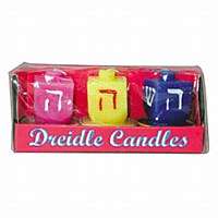 Dreidel (Dreidle) Candles
