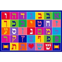 Alef Bais Play Floormat for Kids 3' x 5'