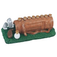 Golf Candle Menorah