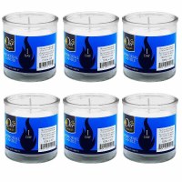 Ohr Candles 1 Day Yahrtzeit Memorial Candle Paraffin Wax in Glass Cup 6 Pack