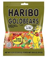 Haribo Kosher Gummi Candy Goldbears 6 Pack