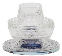 Crystal Mayim Achronim on Silver Stand Flower Design