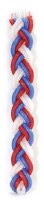 Flat Red White and Blue Havdalah Candle