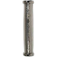 Hammered Steel Mezuzah 12cm