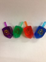 Lucite Medium Dreidel - Assorted Colors - Single Piece