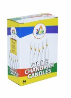 White Chanukah Candles