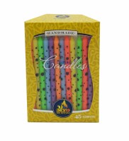 Chanukah Candles Handmade Dreidel Art
