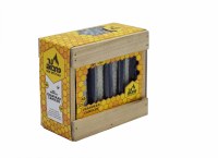 Honey Comb Chanukah Candles Blue and White 45 Count