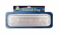 Tin Menorah Tray 14.5" x 4"