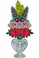 Sukkah Star Sukkah Decoration and Craft Kit Flower Vase