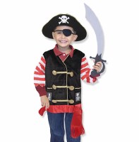 Pirate Role Play Purim Costume Set for Ages 3-6