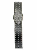 Acrylic Mezuzah Case Designed with Silver Chabad 770 Building 15cm