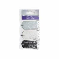Foiled Mishloach Manos Gift Tags Small Size 12 Count