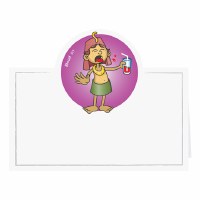 Pesach Makkos Themed Placecards Pack of 12