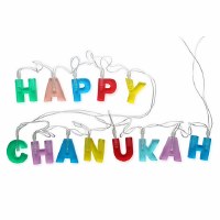 Chanukah String Lights Happy Chanukah Multicolor Design