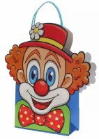 Luxury 3D Purim Paper Bag Clown Design 14"