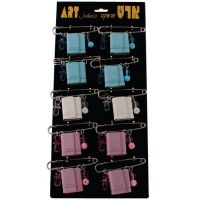 Baby Pin Tehillim Assorted Colors - 1 unit per order
