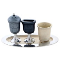 Aluminum Havdallah Set 4 Piece Multicolor
