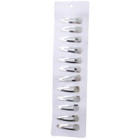 Silver Colored Yarmulka Clips 12 Pack