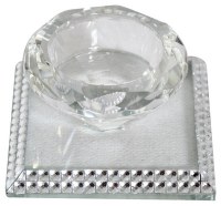 Crystal Salt Dish Elegant Design #58917