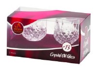 #13 Crystal Oil Glass - 2 Pack