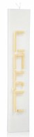 Havdalah Candle Minimalist Style White Gold 11"