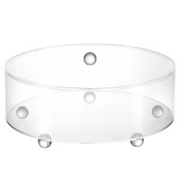 Acrylic Clear Matzah Box on Legs 12.6"