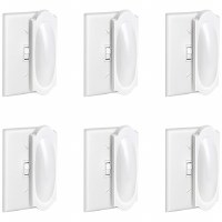 Magnetic Switch Covers White 6 Pack