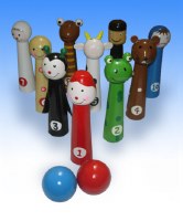 Passover Bowling Pins 10 Piece Set Plague Design