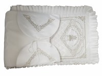 Bris Pillow Case Embroidered with Silver Threads