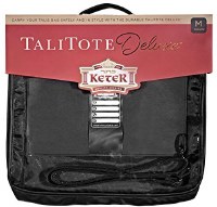 Tallis Tote Deluxe Leather Look Rain Proof Clear Front Medium