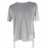 DryTzit Dry Fit Sports Tzitzis Round Neck One Hole Size XXL White