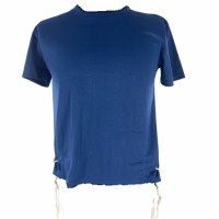 DryTzit Dry Fit Sports Tzitzis Round Neck One Hole Size XXL Blue