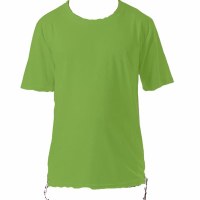 DryTzit Dry Fit Sports Tzitzis Round Neck One Hole Size XXL Lawn Green
