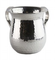 Wash Cup Hammered Stainless Steel Classy Design