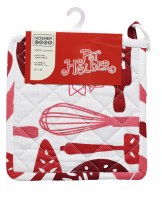 Pot Holder Trivet for Fleishig Meat Design