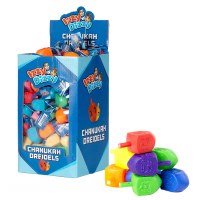 Small Plastic Colorful Dreidel 100 Pack